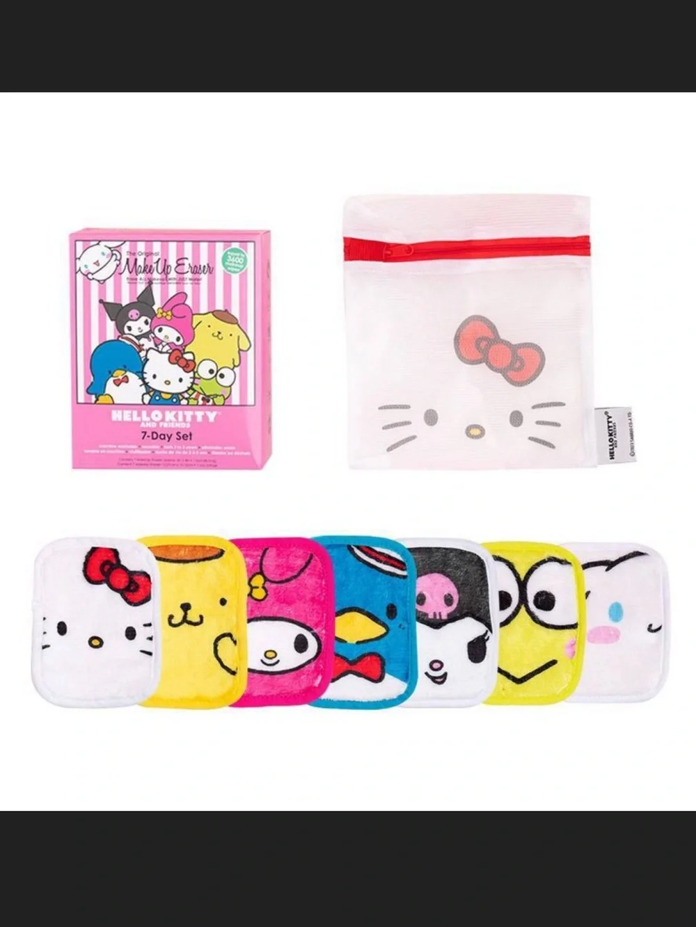 Hello Kitty & Friends Makeup Eraser 7-Day Set